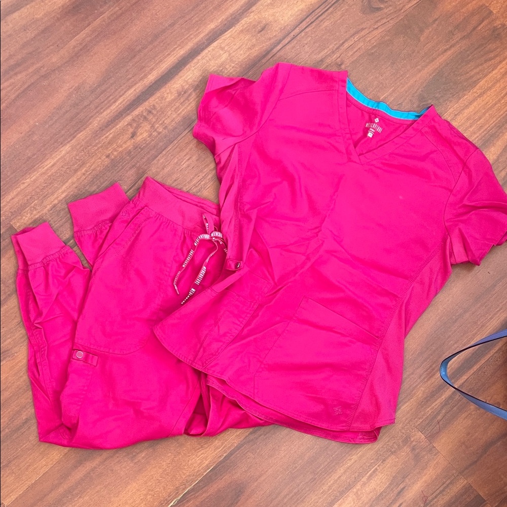 Med Couture Pink Scrub Set
